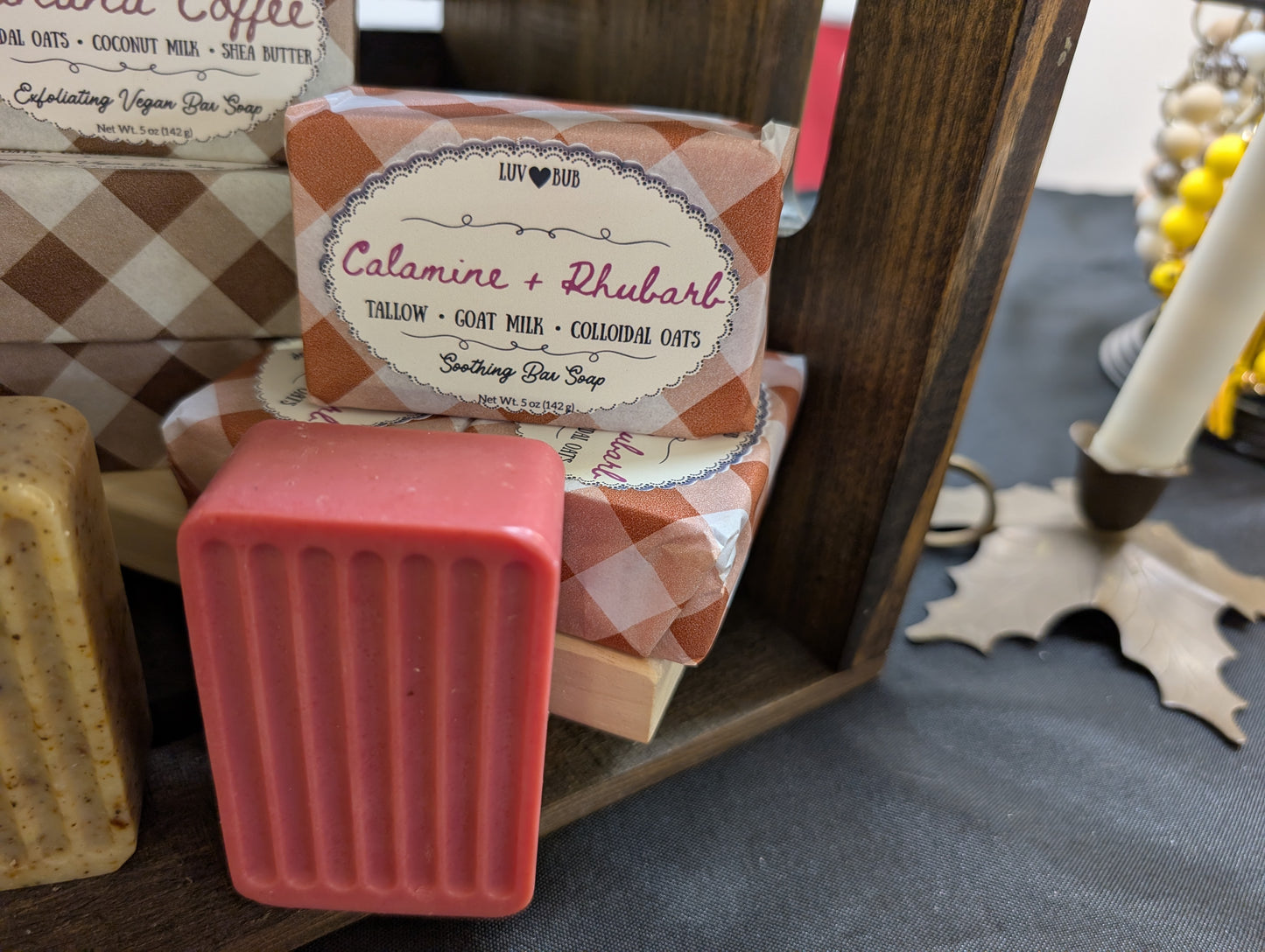 Calamine + Rhubarb (Goat Milk Soap)