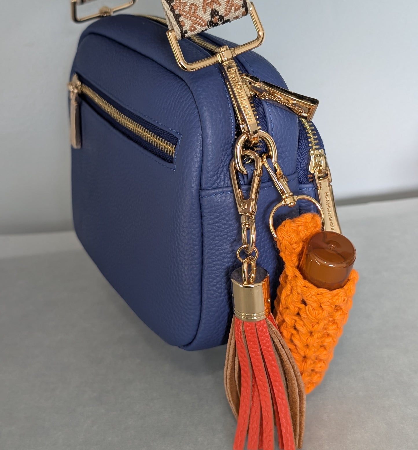 Wander Balm Crochet Keychain Holder