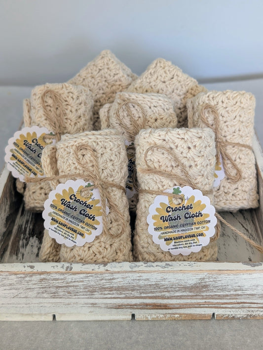 Crochet Cotton Wash Cloths