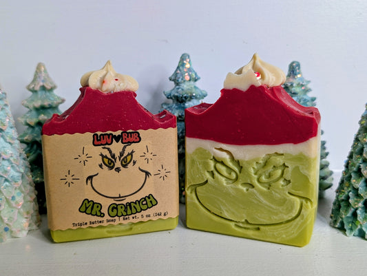Mr. Grinch (Triple Butter Bar Soap)