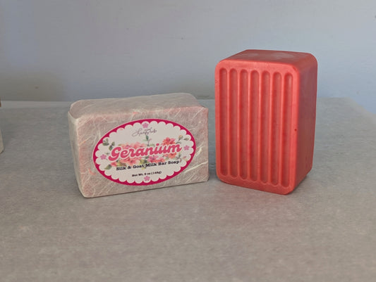 Geranium (Natural Silk & Goat Milk Bar Soap)