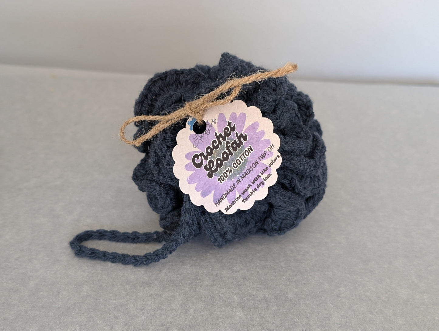 Handmade Cotton 'Loofah' (multiple colors available)