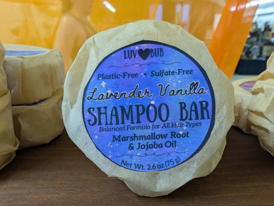 Lavender Vanilla Shampoo Bar