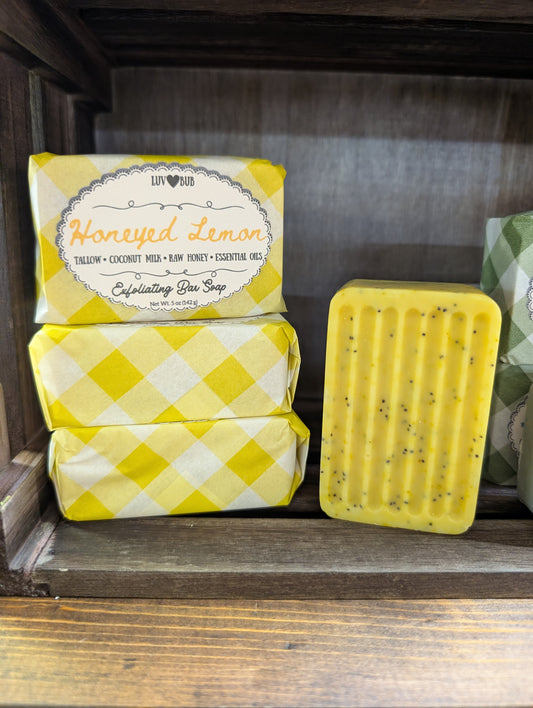 Honeyed Lemon (Exfoliating Tallow Bar)
