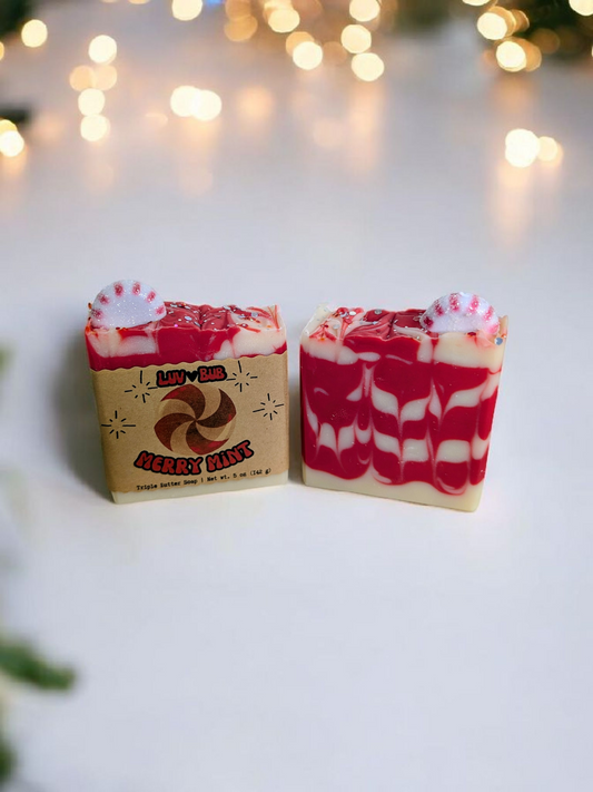 Merry Mint (Triple Butter Bar Soap)