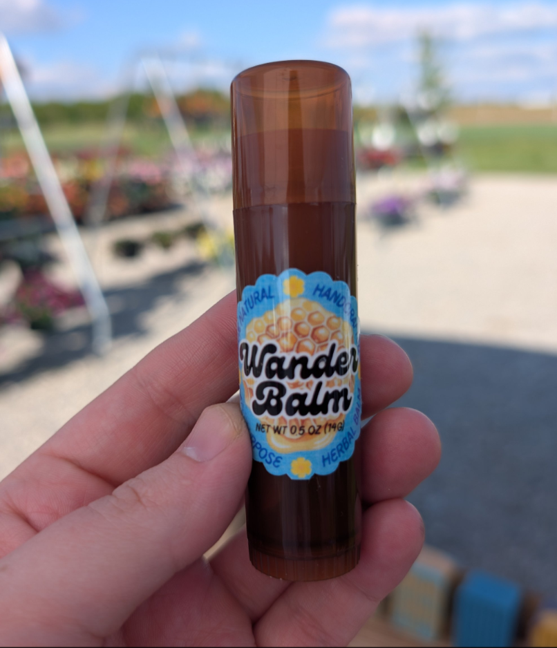 Wander Balm Crochet Keychain Holder