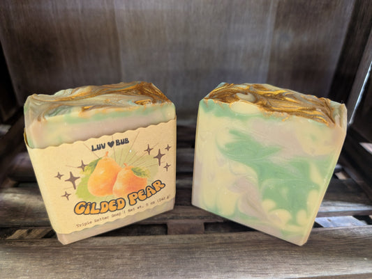 Gilded Pear (Triple Butter Bar Soap) - Limited Edition