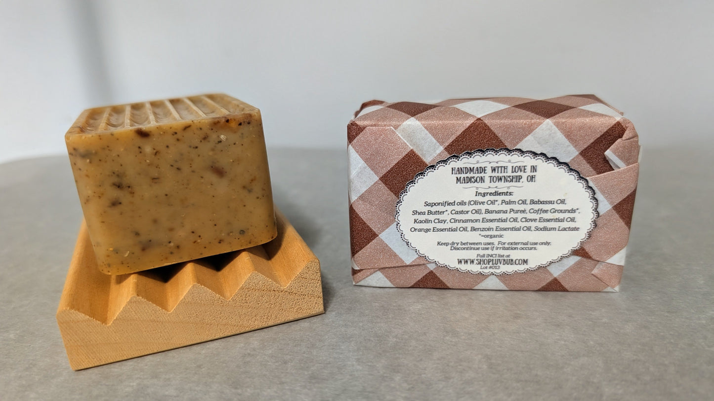 Banana Nut Bread (Exfoliating Vegan Bar Soap)