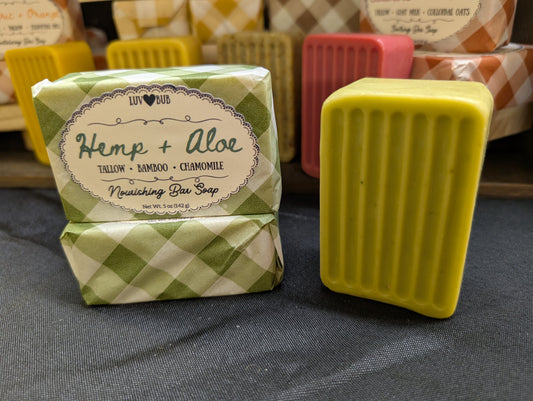 Hemp + Aloe (Tallow Bar Soap)
