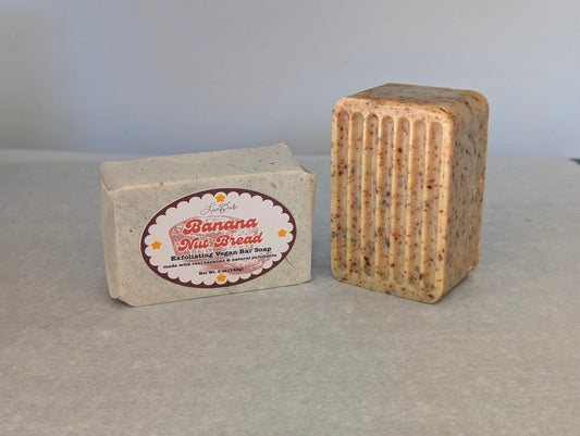 Banana Nut Bread (Exfoliating Vegan Bar Soap)
