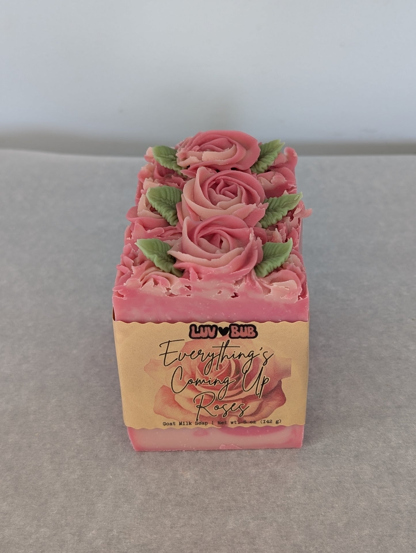 Everything's Coming Up Roses (Artisan Goat Milk Bar Soap)